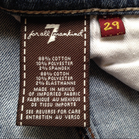 7 For All Mankind Jeans Womens 29 Slimmy Faded - Picture 3 of 8